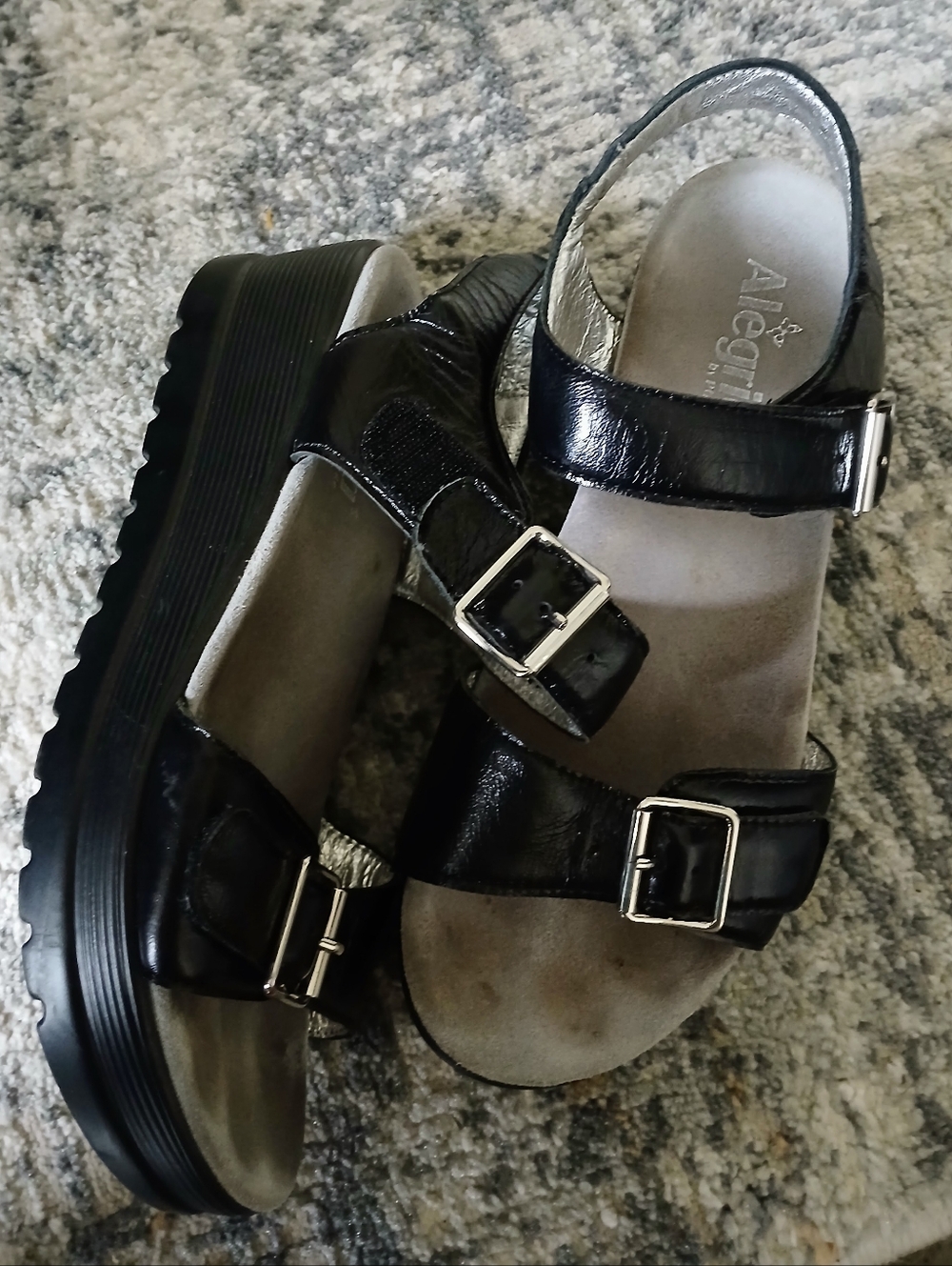 Alegria Patent Leather  Sandals Size 40 (9-9.5 US)